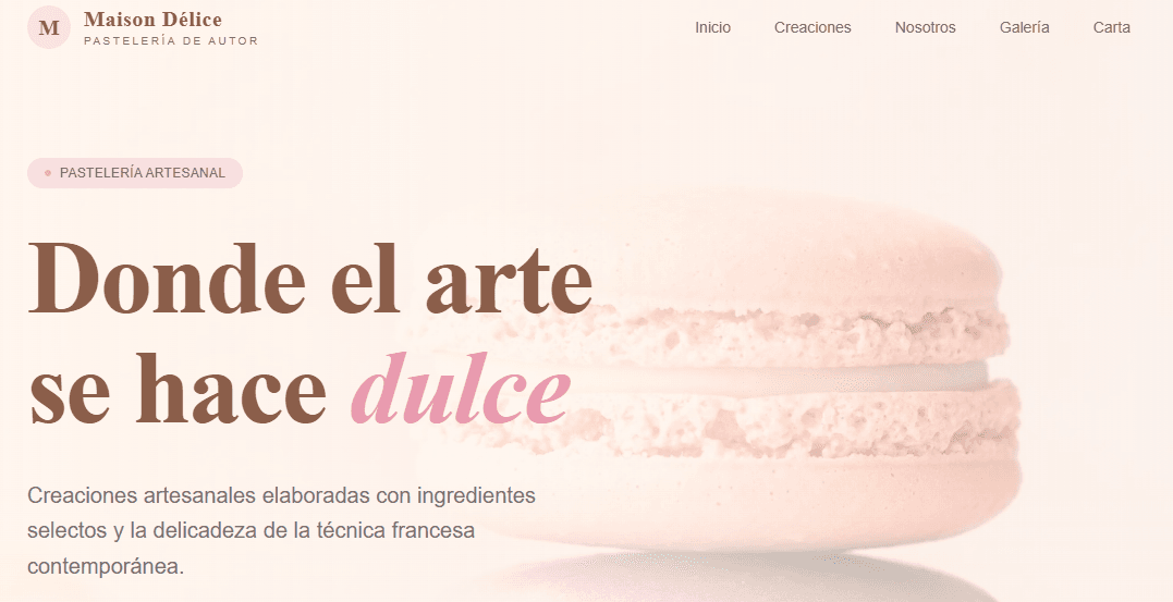 Pastelería Dulce Arte